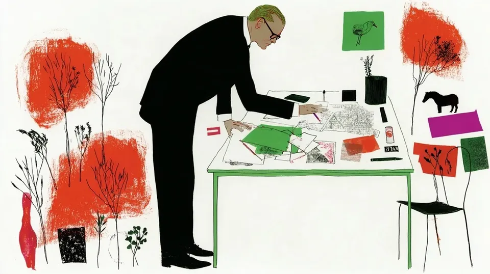 Gentle Museum Archivist In A Tailored Black preview