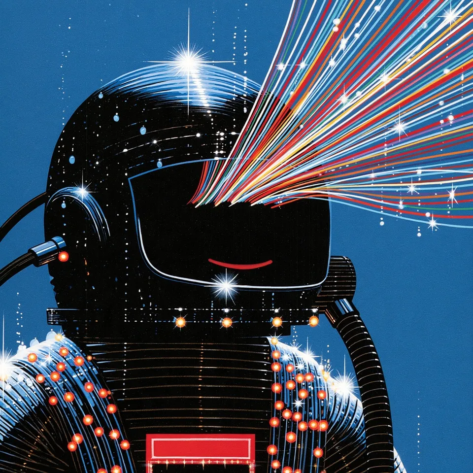 Cheerful Deep-Sea Diver In A Chrome Helmet preview