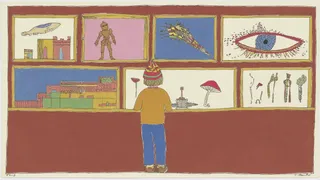 Child In A Vivid Multicolor Baseball Cap · Variant 1 preview