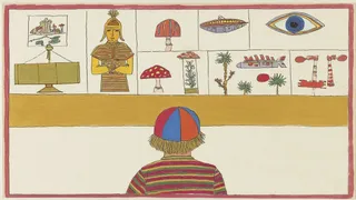 Child In A Vivid Multicolor Baseball Cap · Variant 2 preview