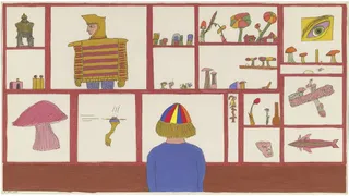 Child In A Vivid Multicolor Baseball Cap · Variant 4 preview