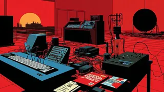 Feral Obsidian Satellites Conduct An Opera Through · Variant 4 preview