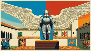 Pixel-Art Armory Of A Winged Knight Study 2 · Variant 4 preview