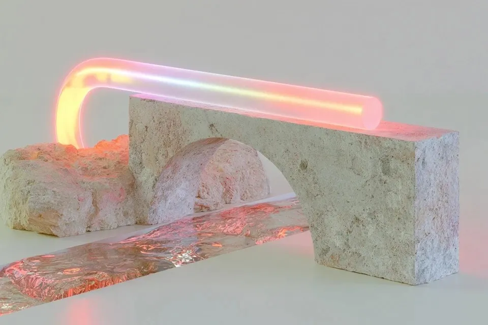 Small Stone Arch Footbridge Crossing A Narrow · Variant 4 preview