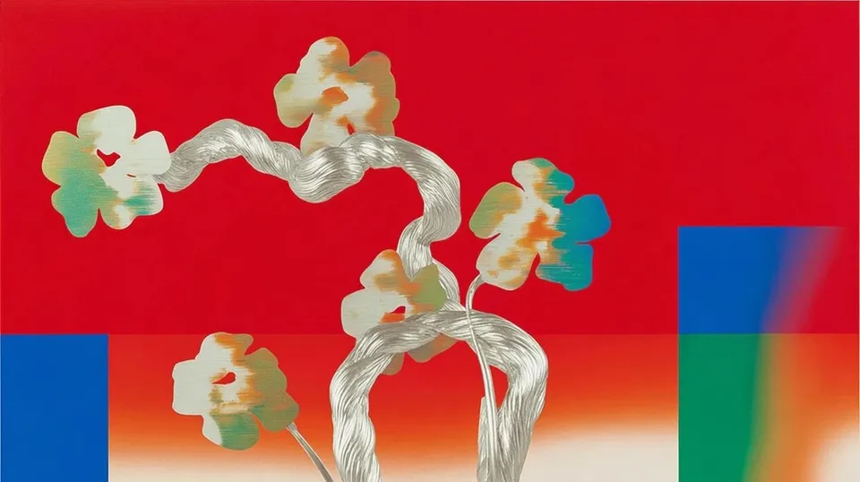 Paper Garden Of Painted Flowers Unfurls Around Study 1 · Variant 1 preview