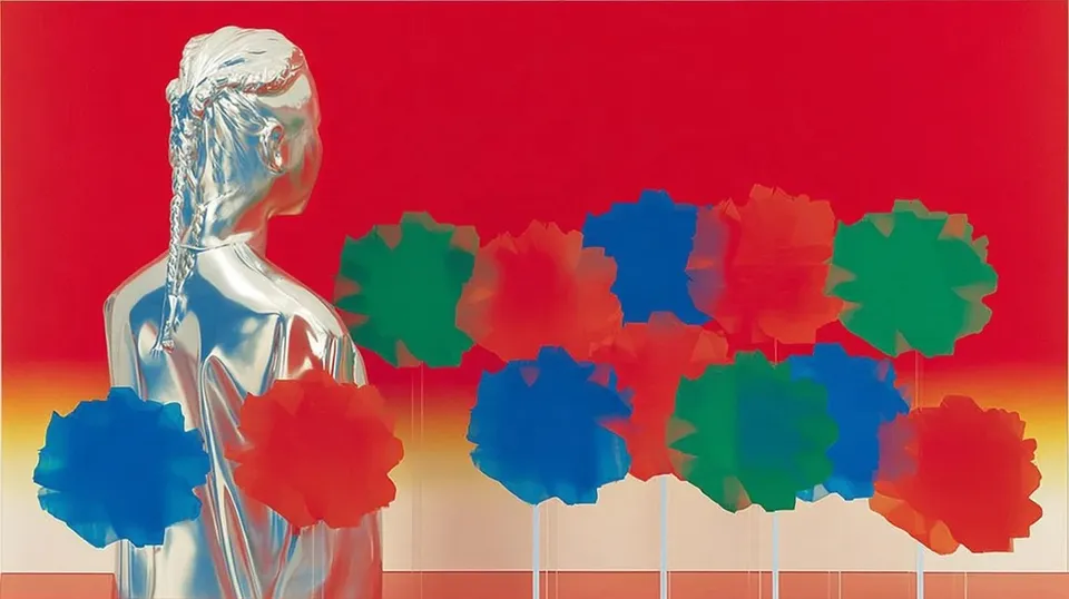 Paper Garden Of Painted Flowers Unfurls Around Study 1 · Variant 2 preview