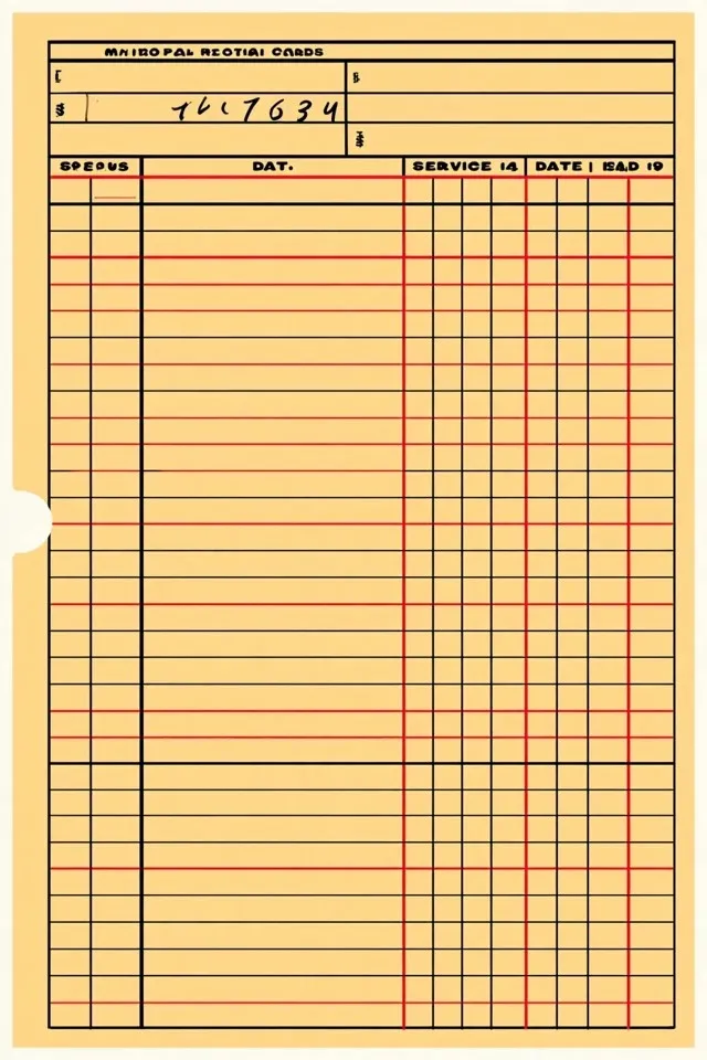 Municipal Water Meter Inspection Card · Variant 3 preview
