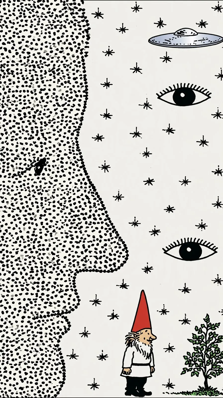The Stippled Watchers · Variant 3 preview