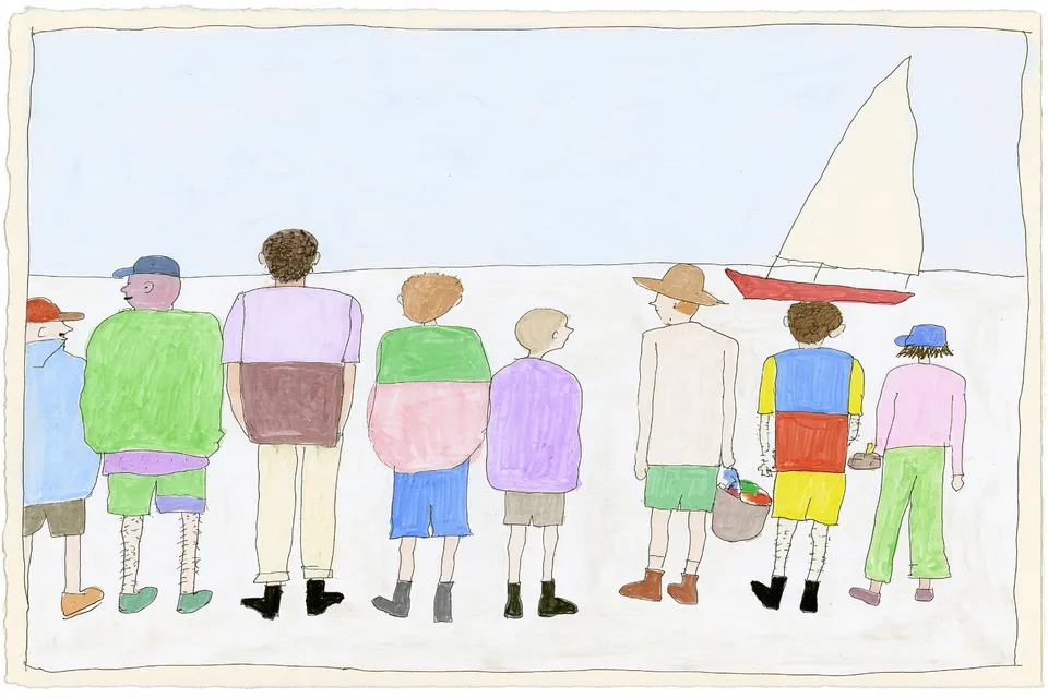Teen Sailors Walking Home From A Small Study 1 · Variant 2 preview