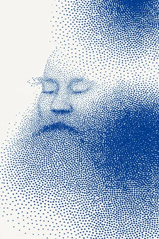 Portrait in the Blue Whirl preview