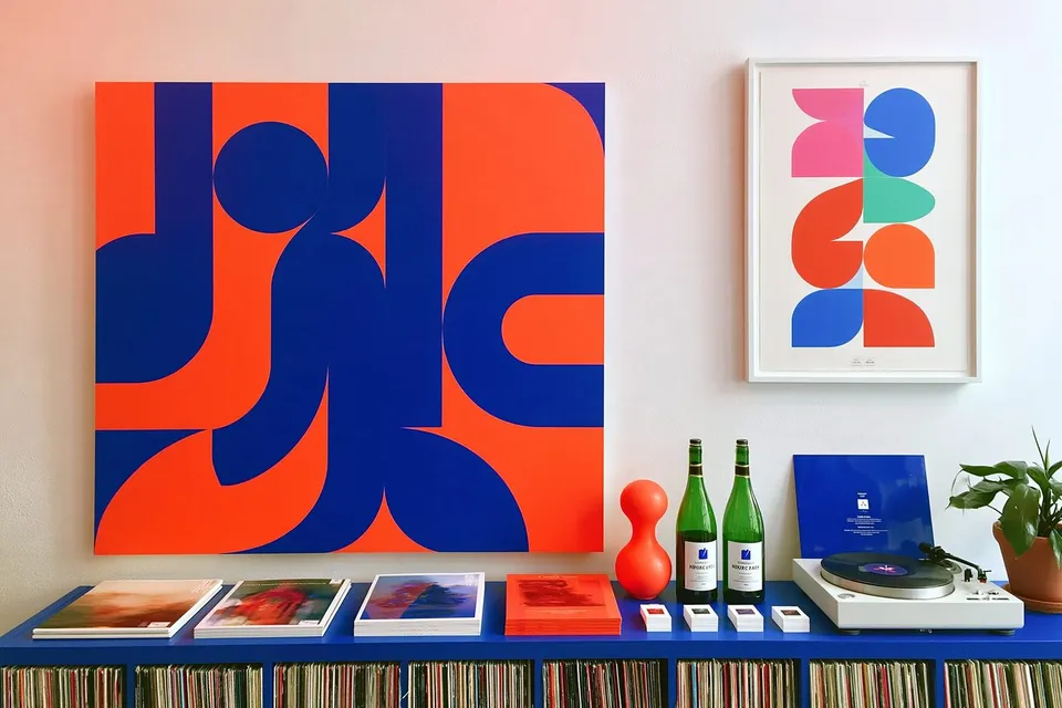an independent record shop hosting an after-hours listening party preview