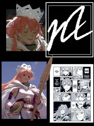 Young Hero With A Paper Crown And · Variant 2 preview