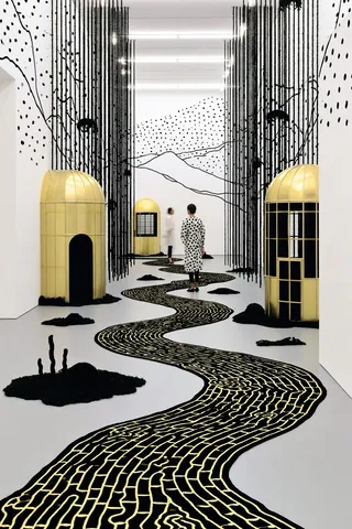 velvet brass greenhouses migrate through an alpine arcade, as the floor slowly becomes an ocean preview
