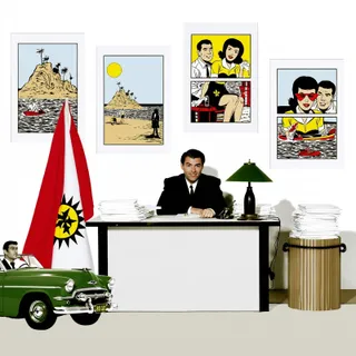 Absurd Municipal Archive Where Cheerful Clerks Sort · Variant 4 preview