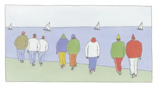 Teen Sailors Walking Home From A Small Study 2 preview