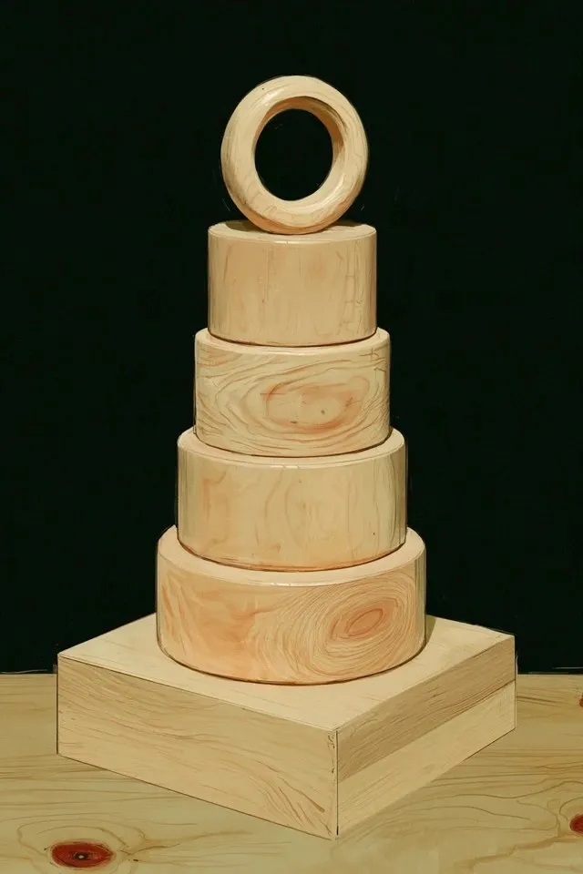 Wooden Stacking Rings Toy preview