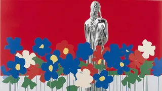 Paper Garden Of Painted Flowers Unfurls Around Study 2 · Variant 3 preview