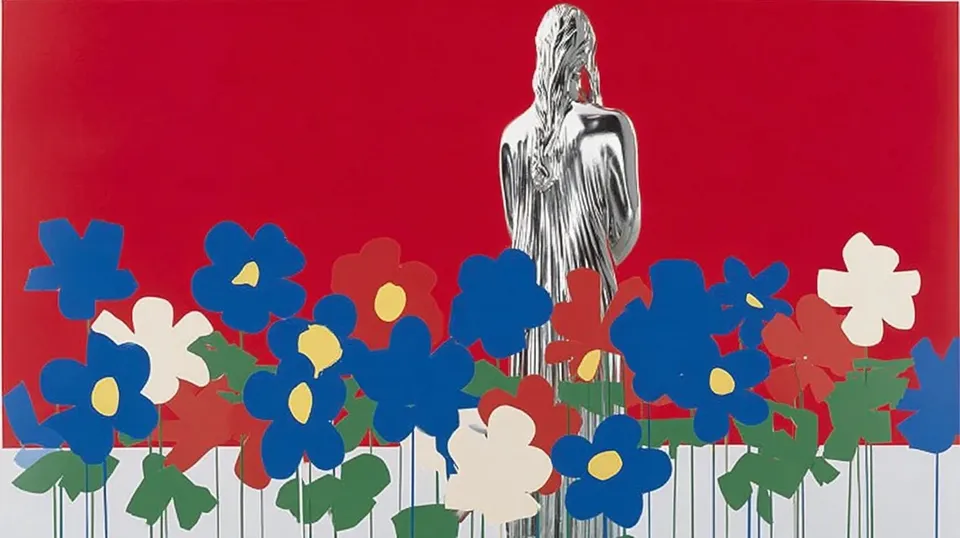 Paper Garden Of Painted Flowers Unfurls Around Study 2 · Variant 3 preview