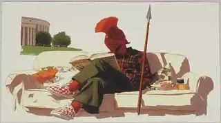 Gentle Ancient Warrior In A Red-Crested Helmet · Variant 2 preview