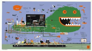 Cheerful Green Monster Belts A Happy 'Hey · Variant 4 preview