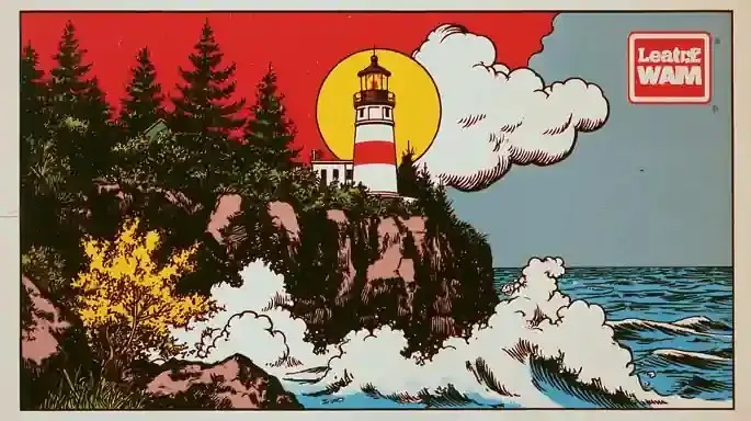 Lighthouse On A Basalt Cliff Study 3 · Variant 3 preview