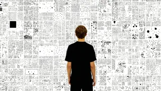 Stippled Face Fading Into Sparse Dots · Variant 4 preview
