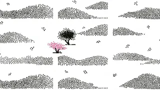 Stippled Face Fading Into Sparse Dots preview