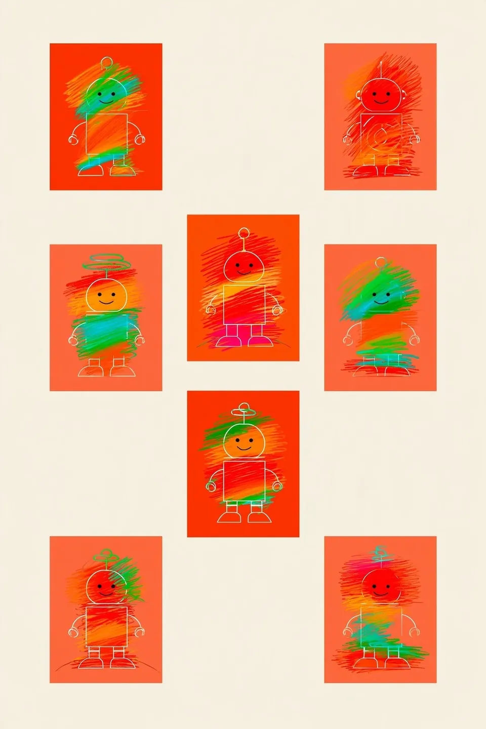 Rainbow Robot Gallery preview