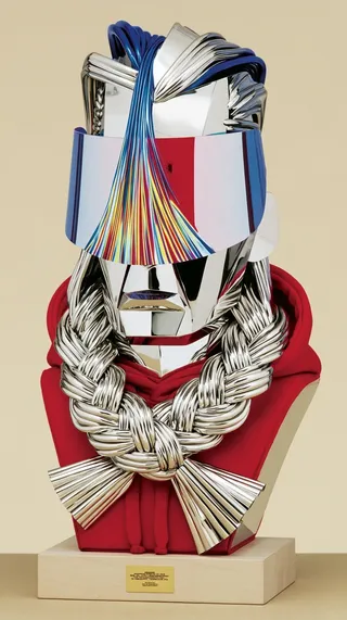 Chrome Bust With Braided Metal Hair And · Variant 3 preview