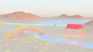 Aerial Survey Of Geometric Salt Flats With · Variant 3 preview