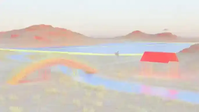 Aerial Survey Of Geometric Salt Flats With · Variant 3 preview