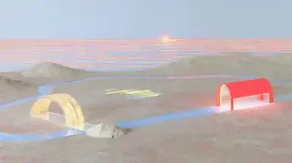 Aerial Survey Of Geometric Salt Flats With · Variant 4 preview