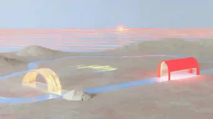 Aerial Survey Of Geometric Salt Flats With · Variant 4 preview