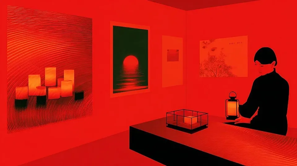 Clean Sci-Fi Gallery Wall Of Floating Frames · Variant 1 preview