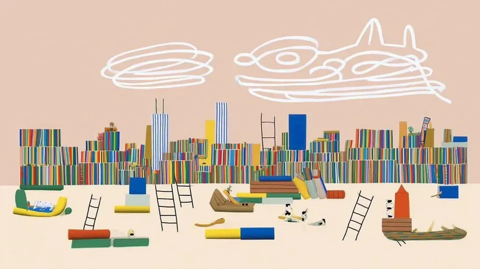 Floating Library Suspended Inside A Vast Cloud · Variant 2 preview